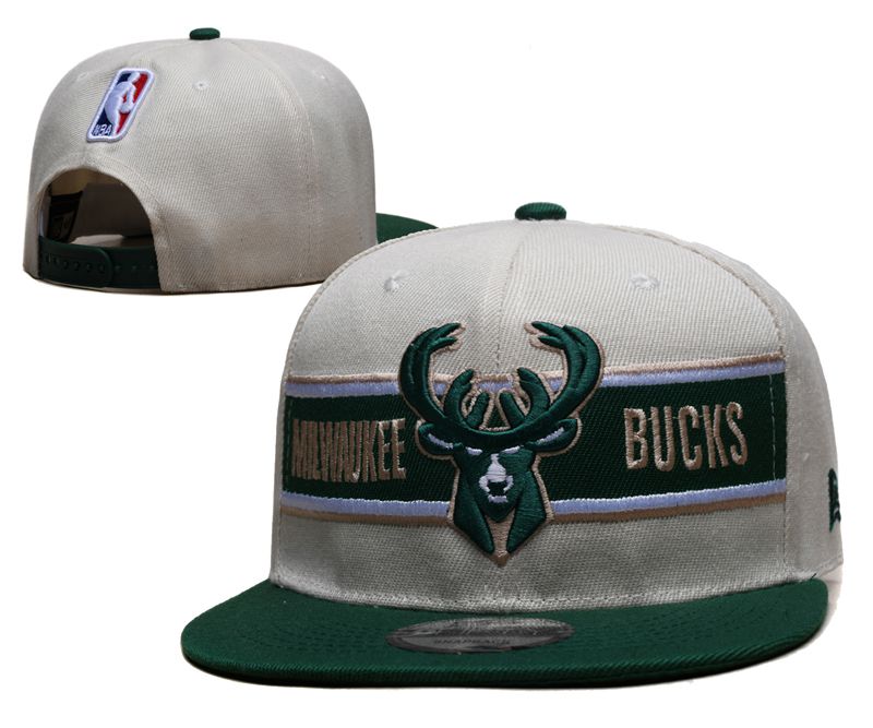2025 NBA Milwaukee Bucks Hat YS20250307->nba hats->Sports Caps